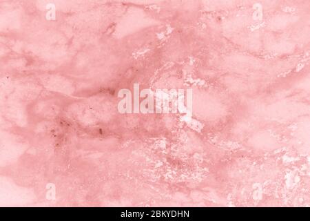 Meer Rosa Marmor Textur, detaillierte Struktur aus Marmor (hohe Auflösung), abstrakte Marmor Textur Hintergrund natürlich echt für Design gemustert. Stockfoto