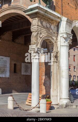 Palazzo Ducale, Ferrara, Emilia-Romagna, Italien Stockfoto