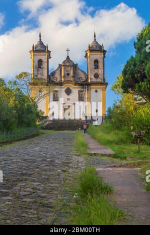 Sao Francisco de Paula Kirche, Ouro Preto, Minas Gerais Staat, Brasilien Stockfoto