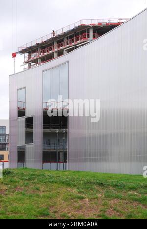 2000S Translucent Polycarbonate Cladding Laban Centre, King Charles Court, Greenwich Peninsula, London SE10 9JF von Herzog & de Meuron Stockfoto