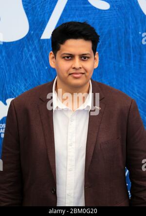 Venedig, Italien. August 2016. Chaitanya Tamhane, Mitglied der Orizzonti-Jury bei den 73. Filmfestspielen von Venedig Stockfoto