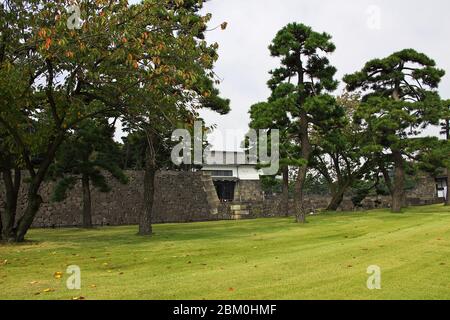 Der Park schließt den Imperator Palast, Tokyo, Japan Stockfoto