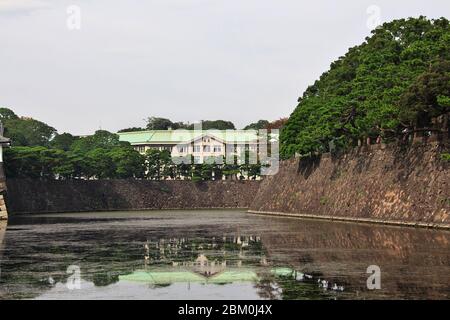 Der Imperator Palast, Tokio, Japan Stockfoto