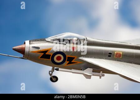 Airfix Maßstab 1/72 Lightning Kunststoff-Modell Flugzeug Stockfoto