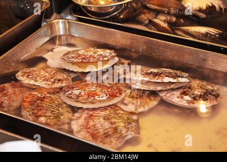 Der lokale Fischmarkt, Tokio, Japan Stockfoto