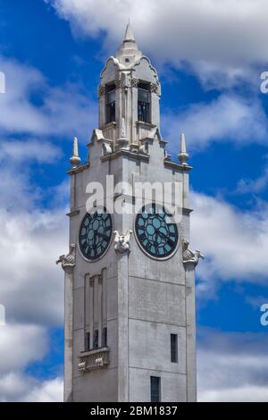 Tour de l'Horloge, 1922, Montreal, Quebec, Kanada Stockfoto