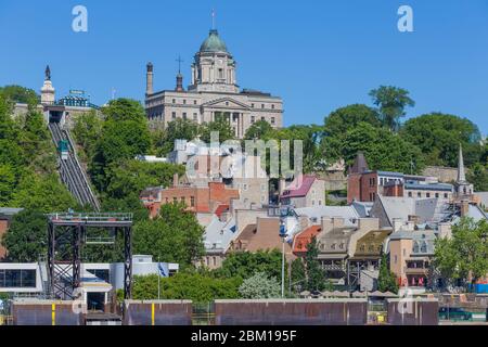 Altes Postgebäude, Louis St. Laurent Gebäude, Quebec City, Quebec, Kanada Stockfoto