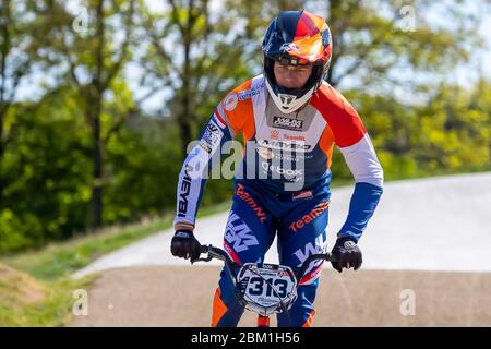 5. Mai 2020 Papendal, Niederlande erste niederländische BMX-Fahrer nach dem Corona-Lockdown Niek Kimmann Stockfoto