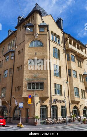 Haus der Ärzte, Agronomisalo, Fabianinkatu 17, 1901, Helsinki, Finnland Stockfoto