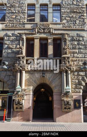 Pohjola Versicherungsgebäude, 1901, Helsinki, Finnland Stockfoto