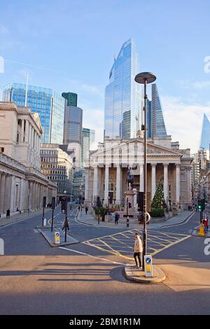 The Royal Exchange: Londons historisches Herz des Handels Stockfoto