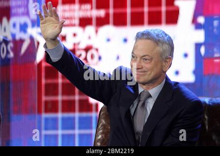 Schauspieler, Regisseur und Philanthropen Gary Sinise Stockfoto