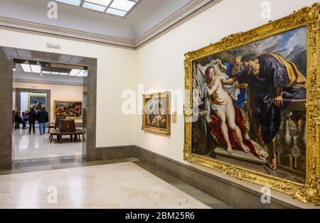 Kunstsammlungen in der Königlichen Akademie der Schönen Künste San Fernando, Madrid, Spanien, Stockfoto