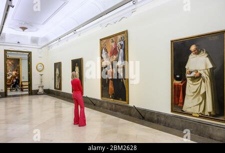 Kunstsammlungen in der Königlichen Akademie der Schönen Künste San Fernando, Madrid, Spanien, Stockfoto