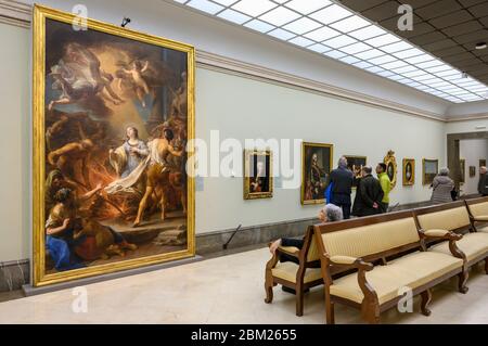 Kunstsammlungen in der Königlichen Akademie der Schönen Künste San Fernando, Madrid, Spanien, Stockfoto