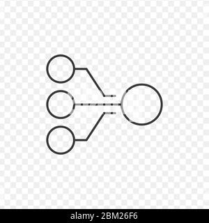 Kreis Prozess Infografik in Schichten in Datei unterteilt , Diagramm für 3 Optionen mit Business-Symbol. Stock Vektor