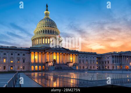 US Capitol Gebäude in Washington DC Stockfoto