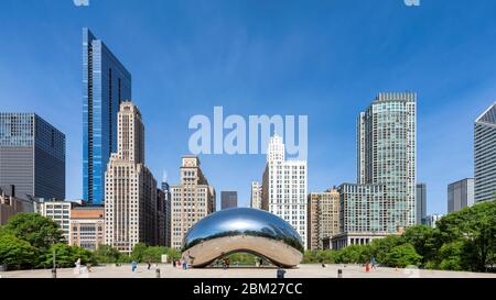 Skyline von Chicago, USA Stockfoto