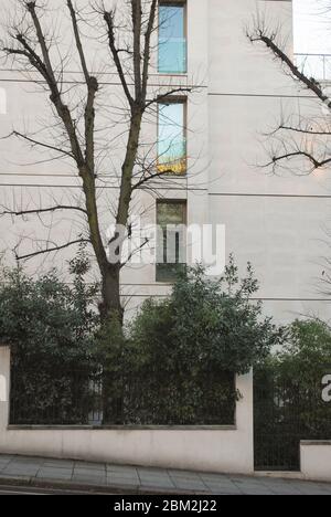 Portland Stone Minimal Minimalism Architecture Glass 18 Lansdowne Crescent, London, W11 2NL von John Pawson Paul Davis & Partners Stockfoto