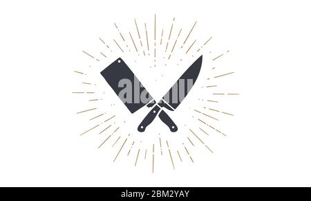 Reihe von Restaurant Messer icons Stock Vektor