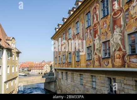 Quedlinburg, eine Stadt nördlich des Harzes, wurde 1994 von der UNESCO zum Weltkulturerbe erklärt. Stockfoto