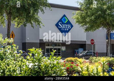 Sam's Club-Geschäft in Snellville (Metro Atlanta), Georgia. (USA) Stockfoto