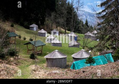 Ein Ökotourismus-Unternehmen in macka Bezirk der provinz trabzon Stockfoto