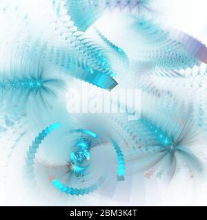 Abstrakt bunten Hintergrund. Moderne Welle Illustration - abstrakte fraktale psychedelische Form Textur. Moderne mehrfarbige futuristische dynamische Muster.Frac Stockfoto