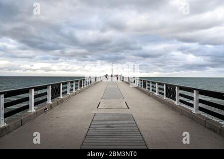 Shark Rock Pier in Port Elizabeth, Eastern Cape, Südafrika Stockfoto