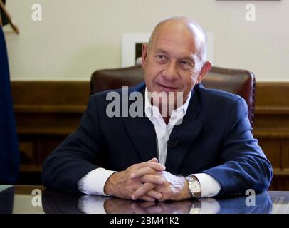 Austin Texas, USA, 23. September 2011: Texas State Senator und Texas Criminal Justice Committee Chairman John Whitmire, ein Demokrat aus Houston, in seinem Capitol-Büro. ©Marjorie Kamys Cotera/Daemmrich Photography Stockfoto