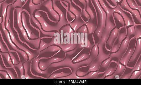 Einheitliche 3D abstrakten Hintergrund von einfachen Mustern der ZIEGELROT Farbe mit Beleuchtung und Schatten für verschiedene Anwendungen benötigen Stockfoto