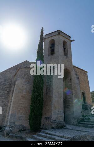 Oppède le Vieux alten Kirche Dorf in der Provence Luberon Frankreich Stockfoto