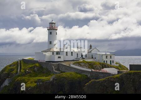 Fanad Head Leuchtturm in der Grafschaft Donegal, Irland. Stockfoto