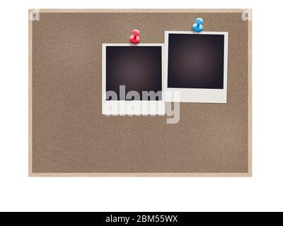 Polaroid Bilderrahmen Set Stockfoto