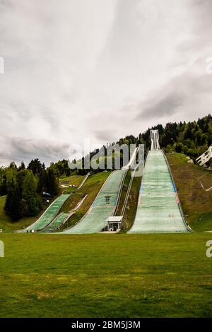 Schanzenkelgebiet im Sommer Stockfoto