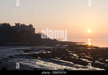 Culzean Castle Sunset, Ayrshire, NTS Stockfoto