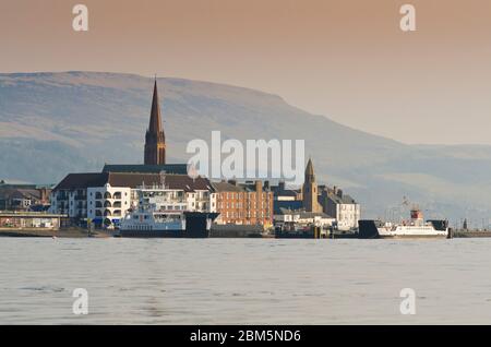 millport Fähren von largs nach millport, Great cumbrae, ayrshire Stockfoto