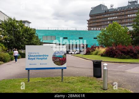 Gloucestershire Royal Hospital, Gloucester, Großbritannien Stockfoto