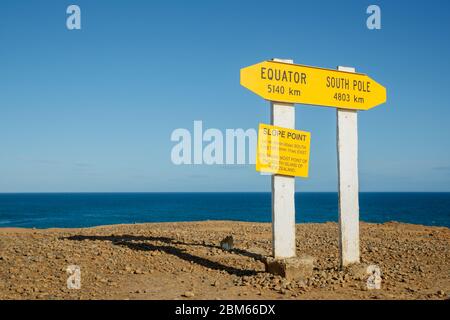 Slope Point, Otara, Neuseeland Stockfoto