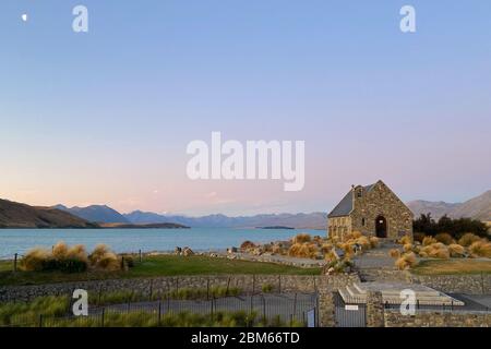 Kirche des guten Hirten, Lake Tekapo, Neuseeland Stockfoto