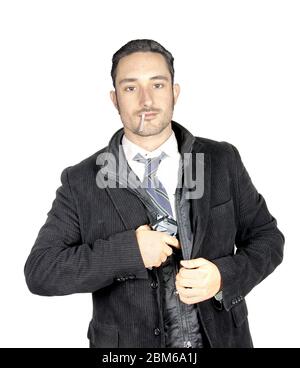 Bodyguard Männer Stockfoto