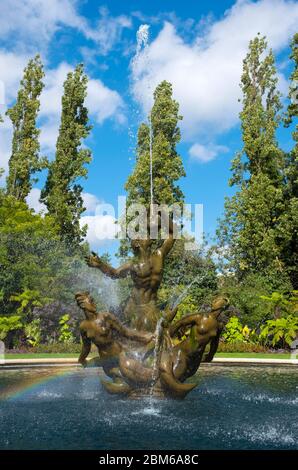 Der Triton Fountain im Regent’s Park, London. Stockfoto