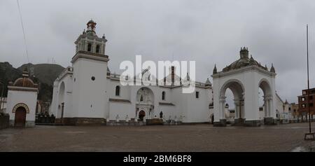 Basílica de Nuestra Señora de Copacabana in Copacabana, Bolivien Stockfoto