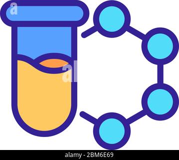 Abbildung der Vektorgrafik für Blutproben Stock Vektor