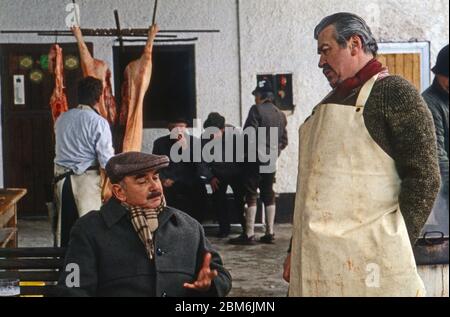 Der Millionenbauer, Fernsehserie, Deutschland 1979 - 1988, Folge: Schöne Besichtigung, Darsteller: Walter Sedlmayr, Willy Harlander Stockfoto