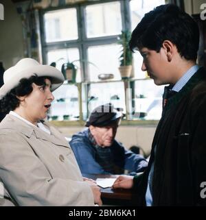 Der falsche Pass für Tibo, Deutschland 1980, Regie: Stephan Rinser, Darsteller: Johanna Baumann, Marco Kübel Stockfoto