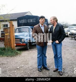 Der falsche Pass für Tibo, Deutschland 1980, Regie: Stephan Rinser, Darsteller: Hans Hansi Kraus, Franz Xaver Kroetz Stockfoto