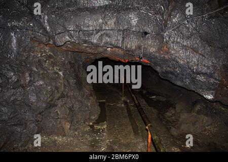 Narusawa Eishöhle im Nationalpark Fuji, Japan Stockfoto