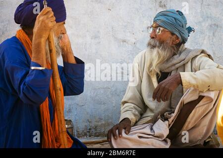 INDIEN, PUSHKAR, DIE KAMELMESSE Stockfoto