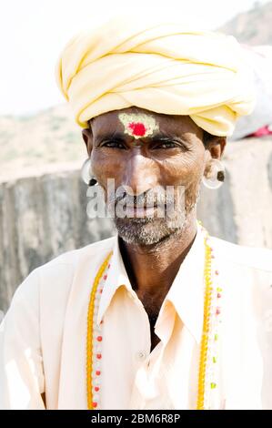 INDIEN, PUSHKAR, DIE KAMELMESSE Stockfoto